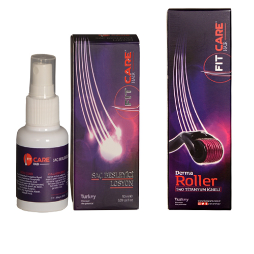 Fitcarehair  Losyon + Dermoller Tarak Paketi