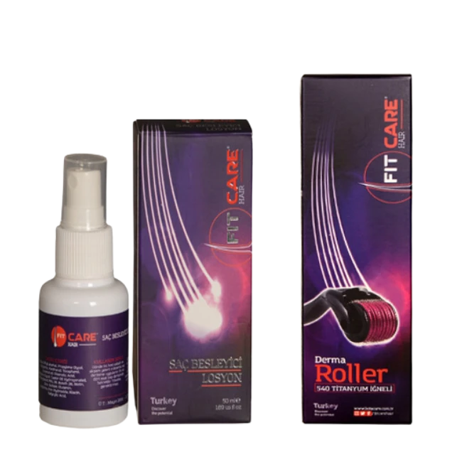Fitcarehair  Losyon + Dermoller Tarak Paketi