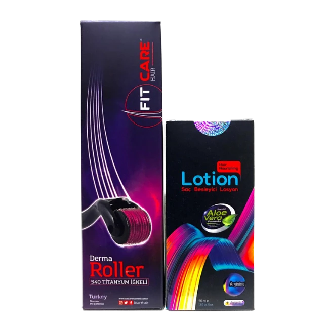 %60 DAHA YOĞUN FitHair Losyon +  DERMAROLLER 